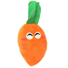 Pet Toys Funny Cartoon Cute Fruit Bite Resistant Plush Squeaky Toy Pet Chew Toy For Cats Pet Interactive Supplies Pet Partner