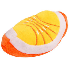 Pet Toys Funny Cartoon Cute Fruit Bite Resistant Plush Squeaky Toy Pet Chew Toy For Cats Pet Interactive Supplies Pet Partner
