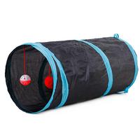 14 Styles Foldable  Pet Cat Tunnel 2/3/4/5 Holes Play Tubes Balls Collapsible Crinkle Kitten Toys Puppy Rabbit Play Tunnel Tubes