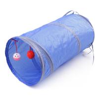 14 Styles Foldable  Pet Cat Tunnel 2/3/4/5 Holes Play Tubes Balls Collapsible Crinkle Kitten Toys Puppy Rabbit Play Tunnel Tubes