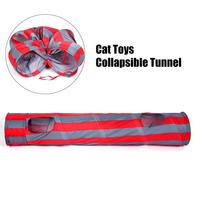 14 Styles Foldable  Pet Cat Tunnel 2/3/4/5 Holes Play Tubes Balls Collapsible Crinkle Kitten Toys Puppy Rabbit Play Tunnel Tubes